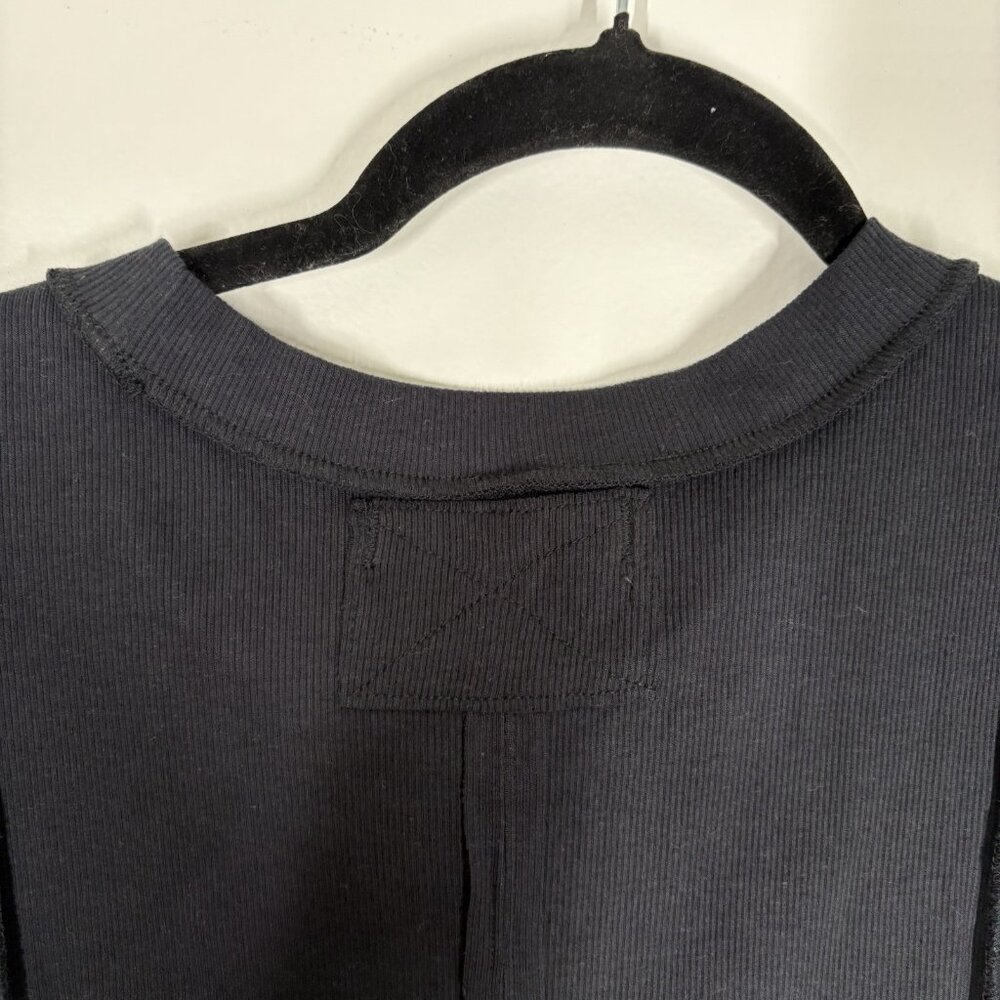 We The Free Women M Black Ribbed Casual Crew Neck Kate Tank Top NWOT - Picture 10 of 11